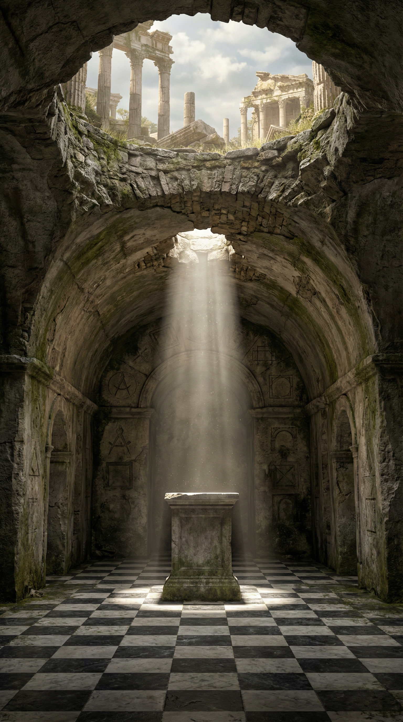 Cripta do Templo Maçônico